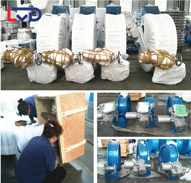 法蘭蝶閥、電動蝶閥、伸縮蝶閥發貨現場